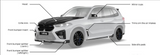 Larte Design - Front Bumper Splitter BMW X5 M Competition G05 Facelift Front Spoiler Larte Design royalty-bespoke.myshopify.com
