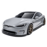 Adro - Carbon Fiber Side Skirts Tesla Model S Plaid - Royal Body Kits