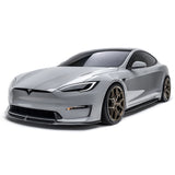 Adro - Carbon Fiber Front Lip Tesla Model S Plaid - Royal Body Kits