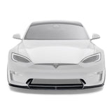 Adro - Carbon Fiber Front Lip Tesla Model S Plaid - Royal Body Kits