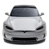 Adro - Carbon Fiber Front Lip Tesla Model S Plaid - Royal Body Kits