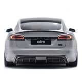 Adro - Carbon Fiber Rear Diffuser Tesla Model S Plaid - Royal Body Kits