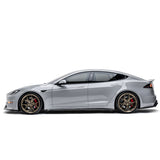 Adro - Carbon Fiber Front Lip Tesla Model S Plaid - Royal Body Kits