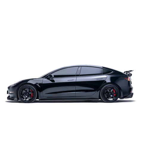 Adro - Carbon Fiber Side Skirts V.2 Tesla Model 3 Side Skirts Diffusers Adro royalty-bespoke.myshopify.com 