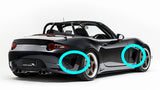 RK Design - Air Outlet Duct Mazda MX-5 ND Side Inserts RK Design royalty-bespoke.myshopify.com Front + Rear Front + Rear  