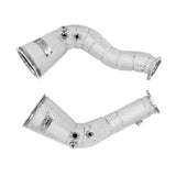 Alpha Competition - De-Cat Downpipes with Heat Shield Audi RS6 C8 / RS7 C8