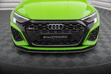 Maxton Design - Carbon Fiber Front Splitter Audi RS3 8Y Front Spoiler Maxton Design royalty-bespoke.myshopify.com