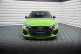 Maxton Design - Carbon Fiber Front Splitter Audi RS3 8Y Front Spoiler Maxton Design royalty-bespoke.myshopify.com