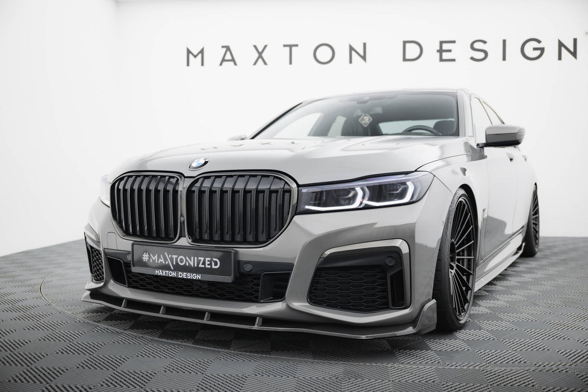 Maxton Kit Maxton Design - Carbon Fiber Front Splitter BMW Series 7 M-Pack G11 ...