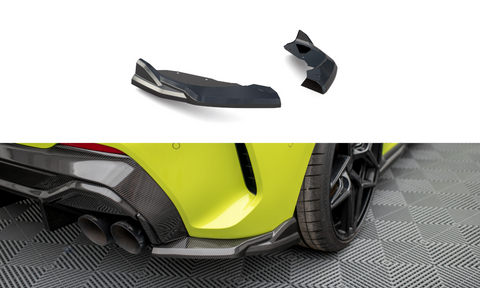 Maxton Design - Carbon Fiber Rear Side Splitters BMW Series 1 M-Pack / M135i F40