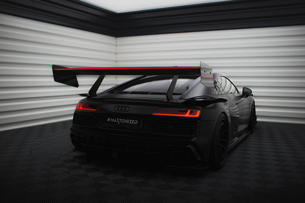 Maxton Design - Carbon Fiber Rear Wing + LED Light Audi R8 MK2 | Royal ...