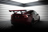 Maxton Design - Carbon Fiber Rear Wing + LED Tesla Model 3 Rear Wing Maxton Design royalty-bespoke.myshopify.com