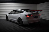 Maxton Design - Carbon Fiber Rear Wing + LED Tesla Model 3 Rear Wing Maxton Design royalty-bespoke.myshopify.com