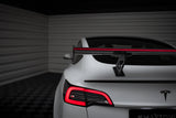 Maxton Design - Carbon Fiber Rear Wing + LED Tesla Model 3 Rear Wing Maxton Design royalty-bespoke.myshopify.com