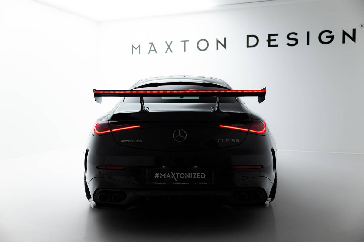 Maxton Design - Carbon Fiber Rear Wing V.1 + LED Mercedes Benz CLE53 ...