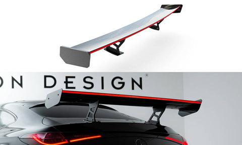 Maxton Design - Carbon Fiber Rear Wing V.2 + LED Mercedes Benz CLE53 AMG C236 - Royal Body Kits