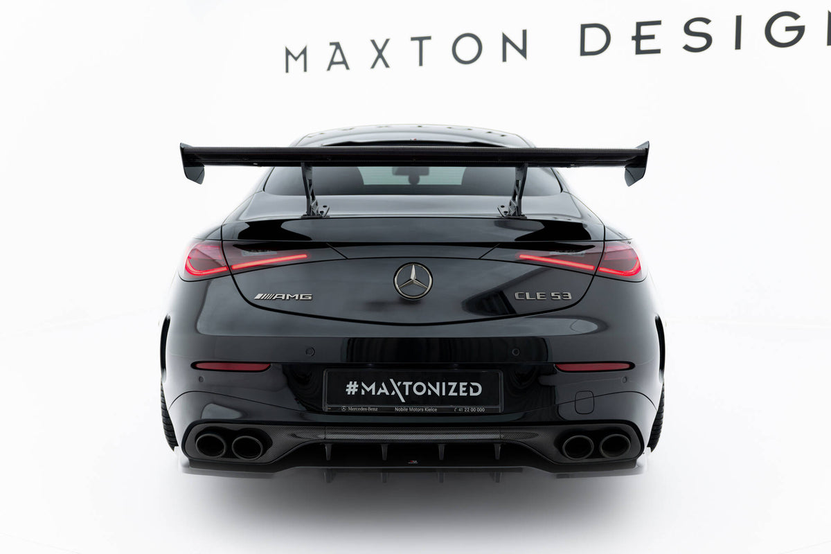 Cle53 Rear Maxton Design - Carbon Fiber Rear Wing V.2 Mercedes Benz CLE53 AMG C236 ...