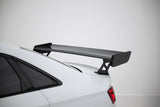 Maxton Design - Carbon Fiber Rear Wing with External Brackets Uprights Audi A3 / A3 S-Line / S3 / RS3 Sedan 8V / 8V (Facelift) - Royal Body Kits