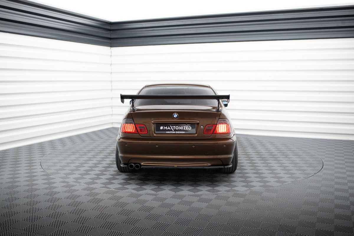 Maxton Design - Carbon Fiber Rear Wing with External Brackets Uprights ...