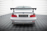 Maxton Design - Carbon Fiber Rear Wing with External Brackets Uprights BMW Series 3 Coupe E46 Rear Wing Maxton Design royalty-bespoke.myshopify.com