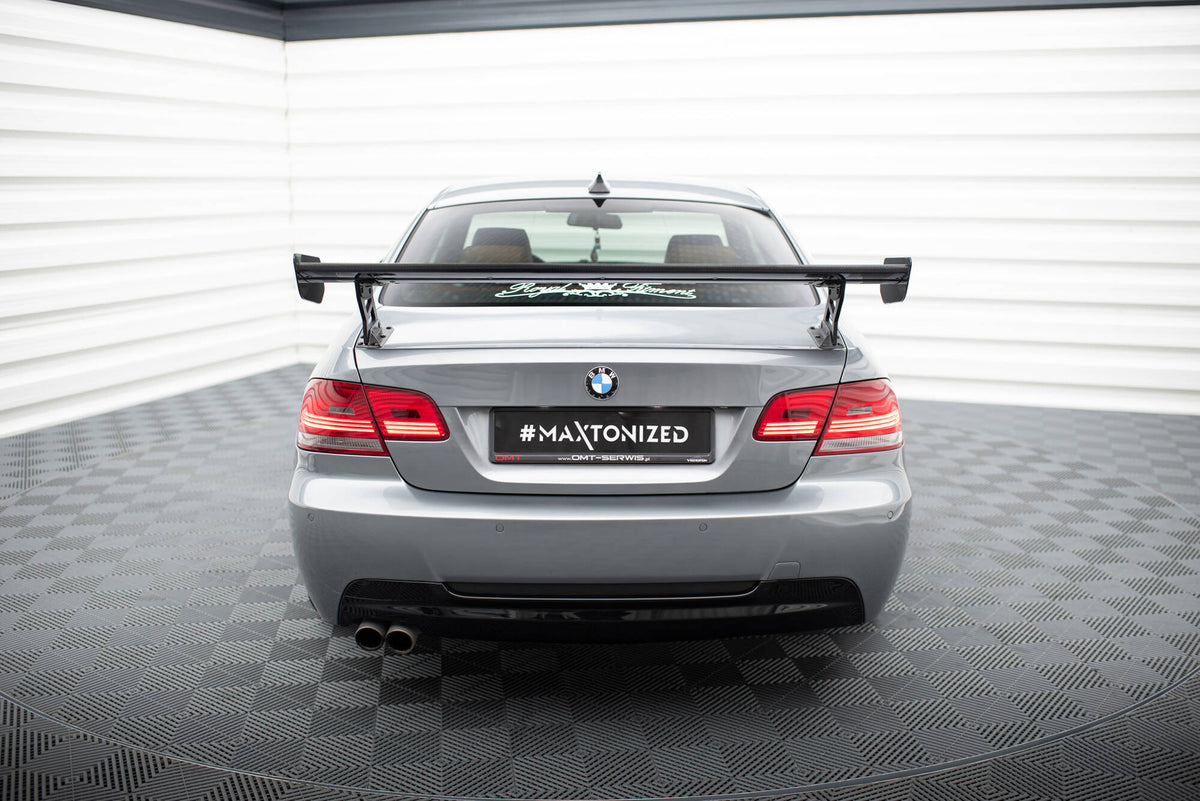 BMW E92 M3 Coupe Carbon Fibre Style Rear Boot Spoiler Lip – Glossy ABS Body Kit By Auto Perfectionists UK