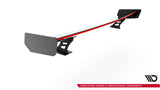 Maxton Design - Carbon Fiber Rear Wing with External Brackets Uprights + LED Audi A5 Coupe 8T