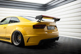 Maxton Design - Carbon Fiber Rear Wing with External Brackets Uprights + LED Audi A5 Coupe 8T Rear Wing Maxton Design royalty-bespoke.myshopify.com