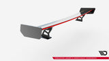 Maxton Design - Carbon Fiber Rear Wing with External Brackets Uprights + LED BMW Series 3 Coupe E46 Rear Wing Maxton Design royalty-bespoke.myshopify.com