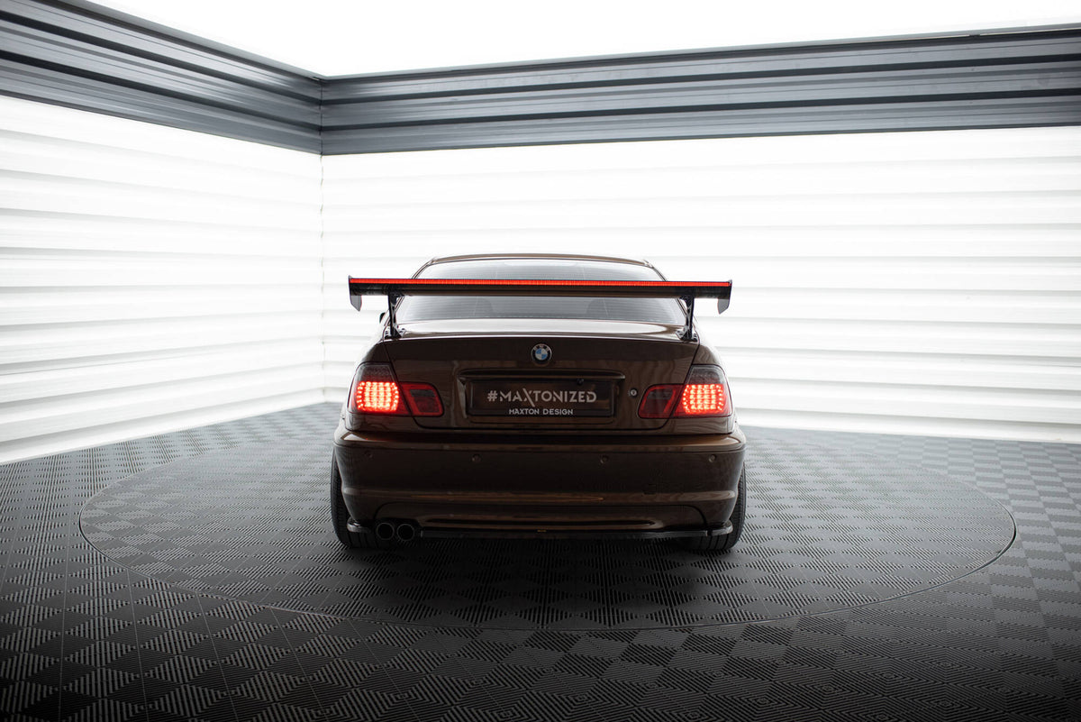 Maxton Design - Carbon Fiber Rear Wing with External Brackets Uprights ...