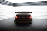 Maxton Design - Carbon Fiber Rear Wing with External Brackets Uprights + LED BMW Series 3 Coupe E46