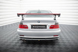 Maxton Design - Carbon Fiber Rear Wing with External Brackets Uprights + LED BMW Series 3 Coupe E46 Rear Wing Maxton Design royalty-bespoke.myshopify.com