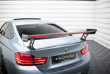 Maxton Design - Carbon Fiber Rear Wing with External Brackets Uprights + LED BMW Series 4 / Series 4 M-Pack Coupe F32 Rear Wing Maxton Design royalty-bespoke.myshopify.com