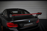 Maxton Design - Carbon Fiber Rear Wing (External Brackets Uprights) + LED BMW M2 F87 Rear Wing Maxton Design royalty-bespoke.myshopify.com