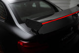 Maxton Design - Carbon Fiber Rear Wing (External Brackets Uprights) + LED BMW M2 F87 Rear Wing Maxton Design royalty-bespoke.myshopify.com