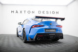 Maxton Design - Carbon Fiber Rear Wing with External Brackets Uprights + LED Toyota Supra MK5 Rear Wing Maxton Design royalty-bespoke.myshopify.com
