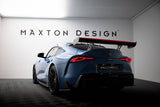 Maxton Design - Carbon Fiber Rear Wing with External Brackets Uprights + LED Toyota Supra MK5 Rear Wing Maxton Design royalty-bespoke.myshopify.com