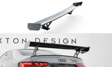 Maxton Design - Carbon Fiber Rear Wing with External Brackets Uprights V.1 Audi A5 / A5 S-Line / S5 / RS5 Coupe F5 / F5 Facelift - Royal Body Kits