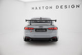 Maxton Design - Carbon Fiber Rear Wing with External Brackets Uprights V.1 Audi A5 / A5 S-Line / S5 / RS5 Coupe F5 / F5 Facelift - Royal Body Kits