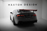 Maxton Design - Carbon Fiber Rear Wing with External Brackets Uprights V.1 + LED Audi A5 / A5 S-Line / S5 / RS5 Coupe F5 / F5 Facelift - Royal Body Kits