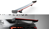 Maxton Design - Carbon Fiber Rear Wing with External Brackets Uprights V.2 + LED Audi A5 / A5 S-Line / S5 / RS5 Coupe F5 / F5 Facelift - Royal Body Kits