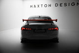 Maxton Design - Carbon Fiber Rear Wing with External Brackets Uprights V.2 + LED Audi A5 / A5 S-Line / S5 / RS5 Coupe F5 / F5 Facelift - Royal Body Kits