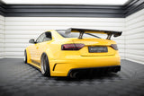 Maxton Design - Carbon Fiber Rear Wing with Internal Brackets Uprights Audi A5 Coupe 8T
