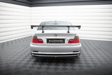 Maxton Design - Carbon Fiber Rear Wing with Internal Brackets Uprights BMW Series 3 Coupe E46