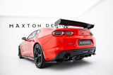 Maxton Design - Carbon Fiber Rear Wing with Internal Brackets Uprights Chevrolet Camaro SS MK6 (Facelift) - Royal Body Kits