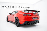 Maxton Design - Carbon Fiber Rear Wing with Internal Brackets Uprights Chevrolet Camaro SS MK6 (Facelift) - Royal Body Kits