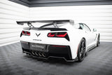 Maxton Design - Carbon Fiber Rear Wing with Internal Brackets Uprights Chevrolet Corvette Stingray / Grand Sport C7 Rear Wing Maxton Design royalty-bespoke.myshopify.com