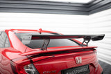 Maxton Design - Carbon Fiber Rear Wing with Internal Brackets Uprights Honda Civic SI MK10 - Royal Body Kits