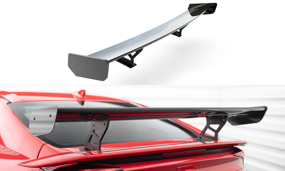Maxton Design - Carbon Fiber Rear Wing with Internal Brackets Uprights ...