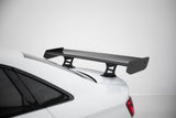 Maxton Design - Carbon Fiber Rear Wing with Internal Brackets Uprights + LED Audi A3 / A3 S-Line / S3 / RS3 Sedan 8V / 8V (Facelift) - Royal Body Kits