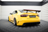 Maxton Design - Carbon Fiber Rear Wing with Internal Brackets Uprights + LED Audi A5 Coupe 8T Rear Wing Maxton Design royalty-bespoke.myshopify.com